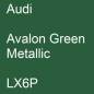 Preview: Audi, Avalon Green Metallic, LX6P.